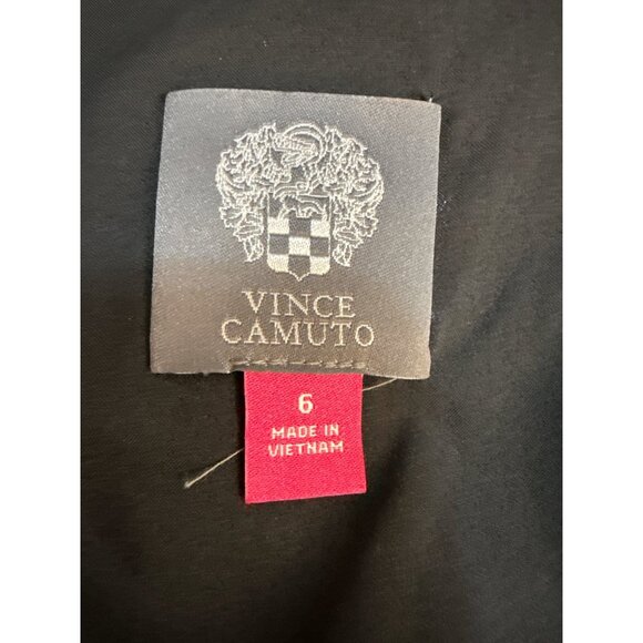 Vince Camuto Multicolor Striped Sequin Dress Sz 6 Short Sleeve Holiday Party EUC - Picture 5 of 7